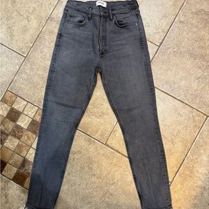 Agolde Nico jeans size 26. Excellent condition. Dark grey.